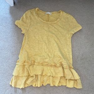 Altered state flowy yellow top